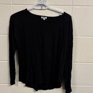 Splendid Black Long Sleeve Women's Top